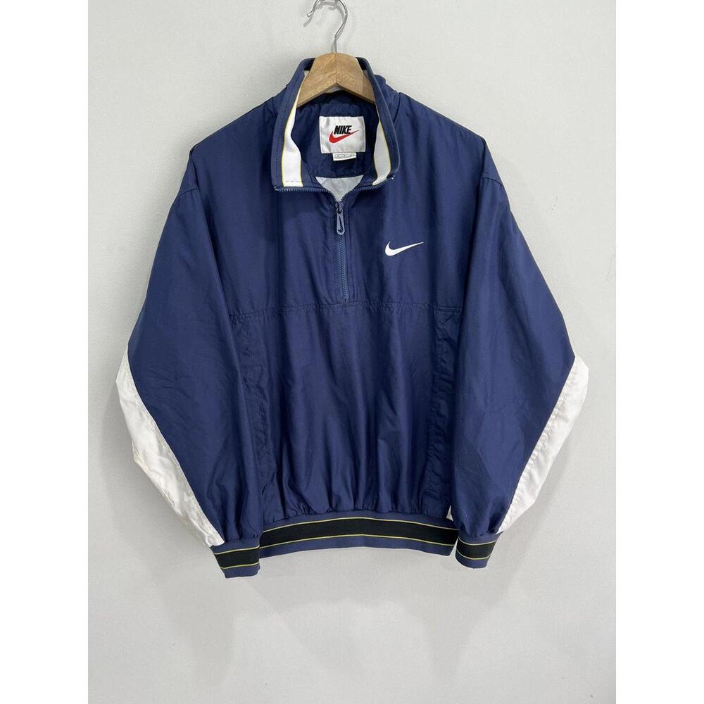 Vintate 90s Nike Pullover jacket swoosh check